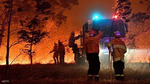 تجتاح الحرائق عددا من المدن الأسترالية / مصدر الصورة: GettyImages 